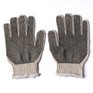Black-Dot Cotton Gloves