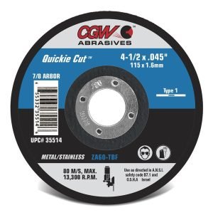 4-1/2" X .045" Cut Off Wheel
